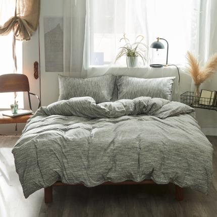 91家纺网 家纺一手货源 找家纺 （总）简煦家居 2025新款全棉针织棉缎彩系列四件套