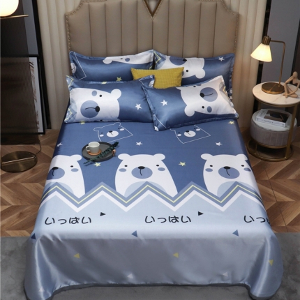 91家纺网 家纺一手货源 找家纺 2025新款水洗凉感冰丝席凉席三件套