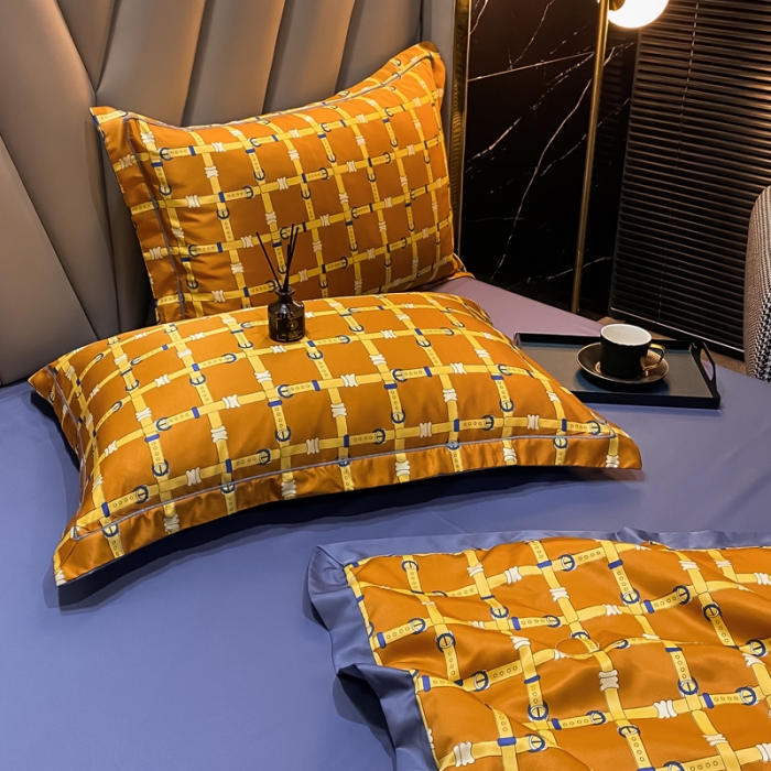 91家纺网 家纺一手货源 找家纺 2021新品水洗天丝夏被四件套三件套空调被水洗真丝冰丝夏凉被