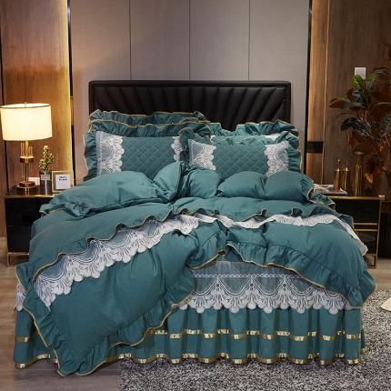 91家纺网 家纺一手货源 找家纺 （总）网红馆 2025新款芭莎风情床裙四件套