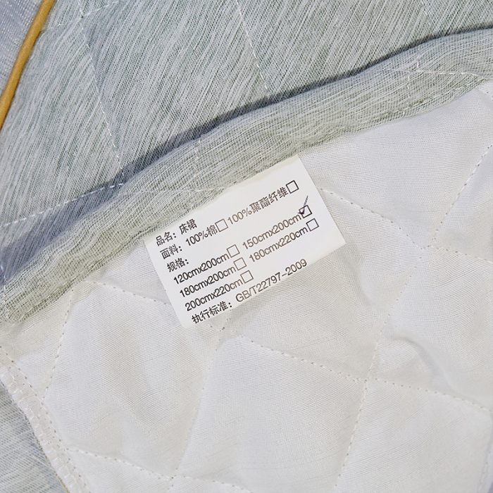 91家纺网 家纺一手货源 找家纺 网红馆 2025新款芭莎风情床裙三件套 石青色