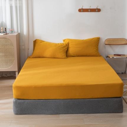 91家纺网 家纺一手货源 找家纺 （总）简煦 2025新款全棉针织棉印染纯色单床笠