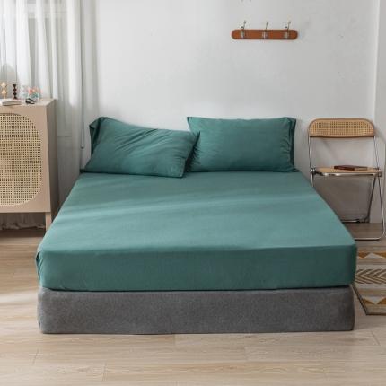 91家纺网 家纺一手货源 找家纺 （总）简煦 2025新款全棉针织棉印染纯色单床笠