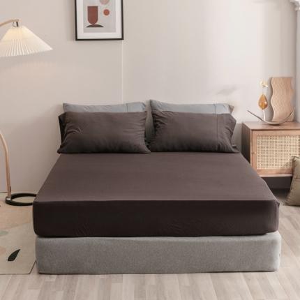 91家纺网 家纺一手货源 找家纺 （总）简煦 2025新款全棉针织棉印染纯色单床笠