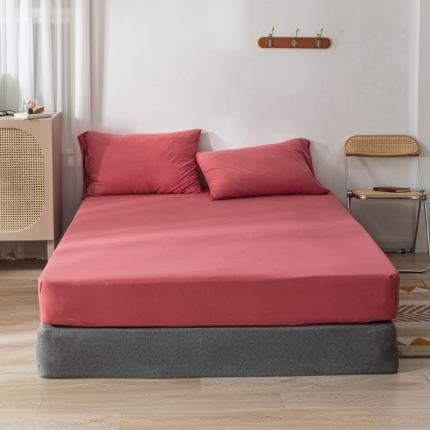 91家纺网 家纺一手货源 找家纺 （总）简煦 2025新款全棉针织棉印染纯色单床笠