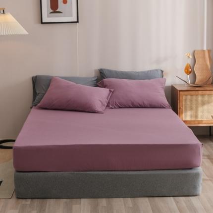 91家纺网 家纺一手货源 找家纺 （总）简煦 2025新款全棉针织棉印染纯色单床笠