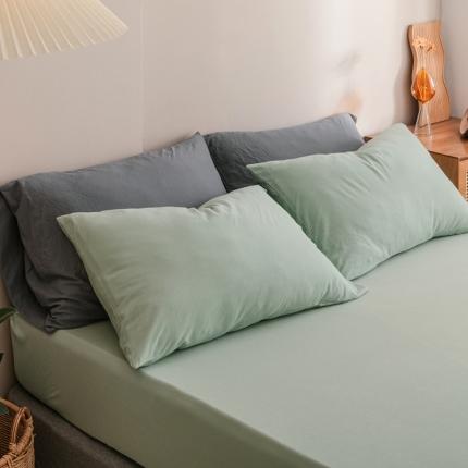 91家纺网 家纺一手货源 找家纺 （总）简煦 2025新款全棉针织印染纯色单床单