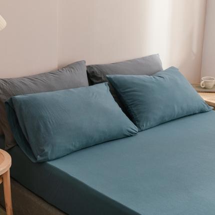 91家纺网 家纺一手货源 找家纺 （总）简煦 2025新款全棉针织印染纯色单床单