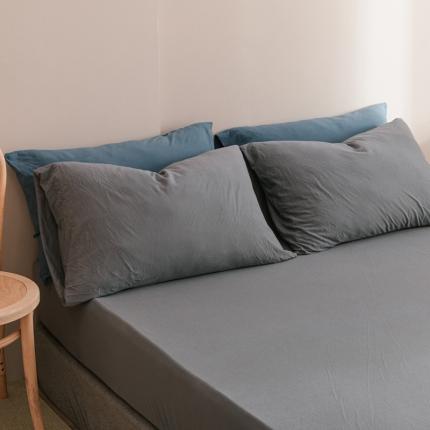 91家纺网 家纺一手货源 找家纺 （总）简煦 2025新款全棉针织印染纯色单床单