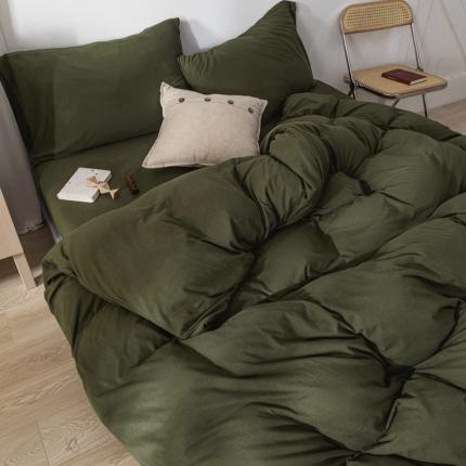 91家纺网 家纺一手货源 找家纺 （总）简煦 2025新款全棉针织印染纯色单床单