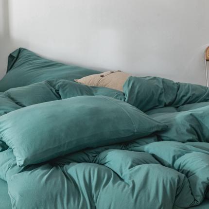 91家纺网 家纺一手货源 找家纺 （总）简煦 2025新款全棉针织印染纯色单床单