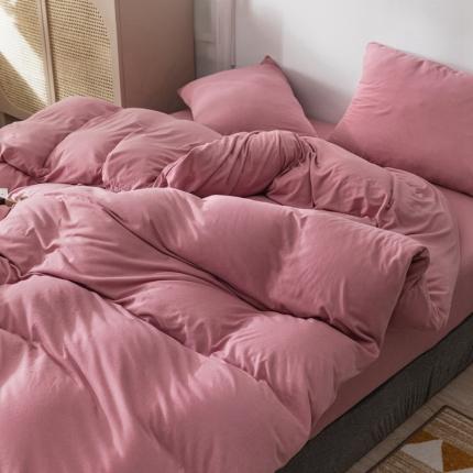 91家纺网 家纺一手货源 找家纺 （总）简煦 2025新款全棉针织印染纯色单床单