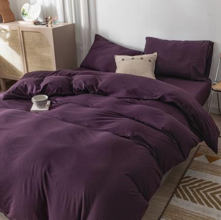 91家纺网 家纺一手货源 找家纺 （总）简煦 2025新款全棉针织印染纯色单床单