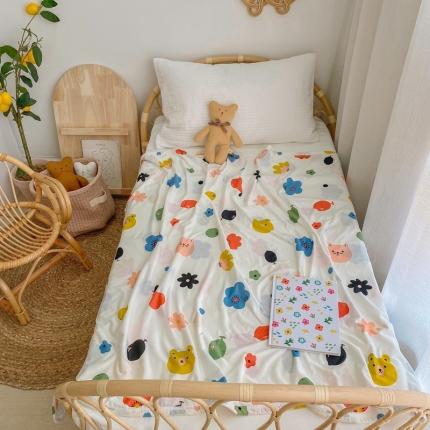 91家纺网 家纺一手货源 找家纺 星期八 2021新款凉感毯 动物花花