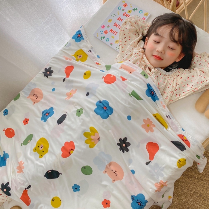 91家纺网 家纺一手货源 找家纺 星期八 2021新款凉感毯 动物花花