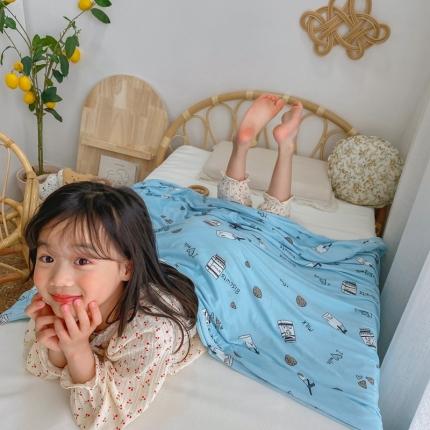 星期八 2021新款凉感毯 蓝饼干