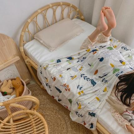 星期八 2021新款凉感毯 森林