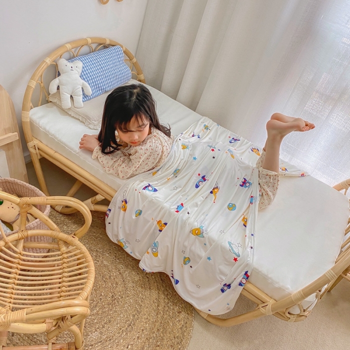 91家纺网 家纺一手货源 找家纺 星期八 2021新款凉感毯 星球