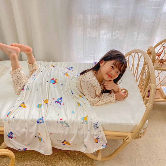 91家纺网 家纺一手货源 找家纺 星期八 2021新款凉感毯 星球