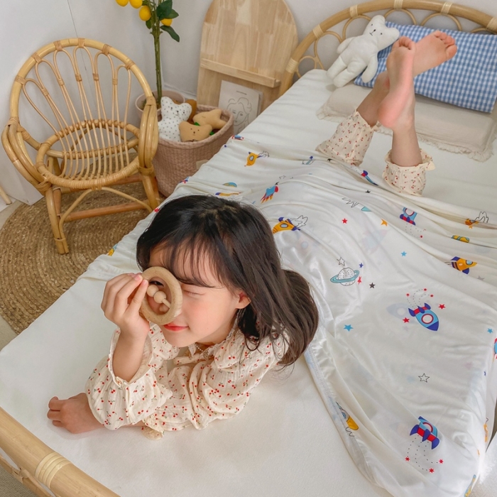 91家纺网 家纺一手货源 找家纺 星期八 2021新款凉感毯 星球