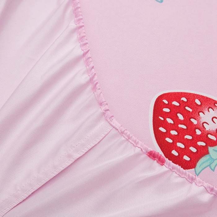 91家纺网 家纺一手货源 找家纺 纽缦 2021新款冰丝凉席三件套床笠款 草莓