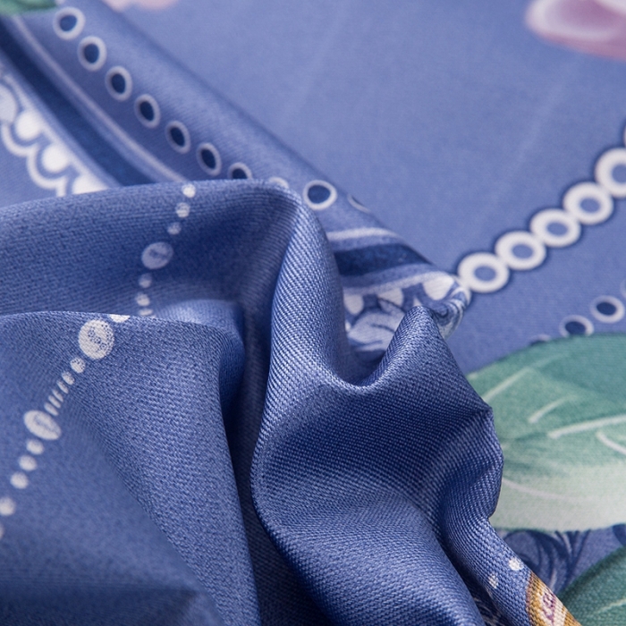 91家纺网 家纺一手货源 找家纺 纽缦 2021新款冰丝凉席三件套床笠款 满庭芳紫