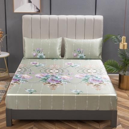 91家纺网 家纺一手货源 找家纺 （总）纽缦 2023新款冰丝凉席三件套床笠款