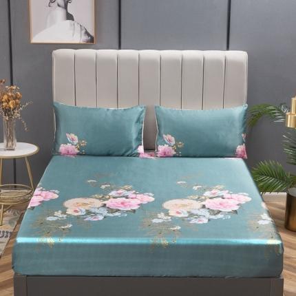 91家纺网 家纺一手货源 找家纺 （总）纽缦 2023新款冰丝凉席三件套床笠款