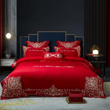 91家纺网 家纺一手货源 找家纺 （总）高大尚婚庆馆 2023春夏新品 贡缎长绒棉系列