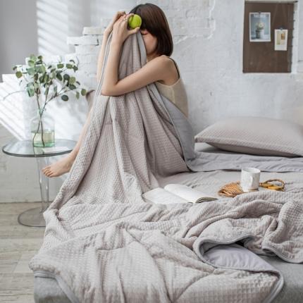 91家纺网 家纺一手货源 找家纺 （总）塔塔 2025新款华夫格轻奢肌肤夏被