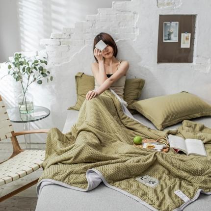 91家纺网 家纺一手货源 找家纺 （总）塔塔 2025新款华夫格轻奢肌肤夏被