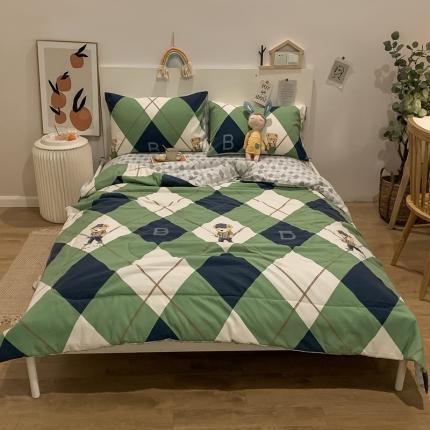 91家纺网 家纺一手货源 找家纺 （总）2021新款长绒棉夏被四件套