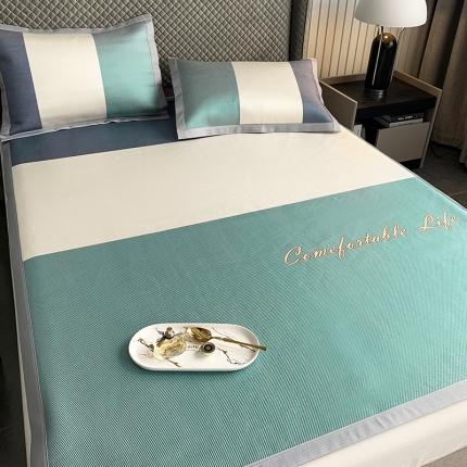 91家纺网 家纺一手货源 找家纺 （总）懒猫 2021马卡龙冰藤席凉席