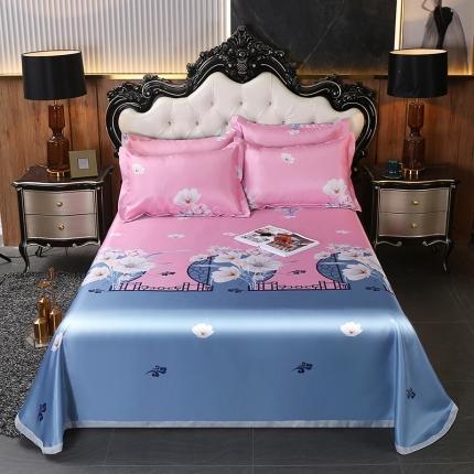 91家纺网 家纺一手货源 找家纺 （总）青竹苑 2021冰丝席床单款可水洗折叠天丝空调席三件套