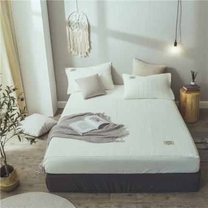 91家纺网 家纺一手货源 找家纺 菊上 2021新款日式-水洗棉床笠（全棉夹棉款） 羽梦