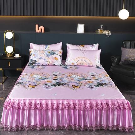 91家纺网 家纺一手货源 找家纺 （总）迷仙巢2021新款冰丝凉席（床裙款）