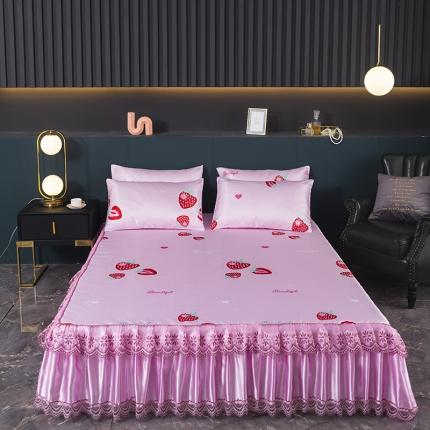 91家纺网 家纺一手货源 找家纺 （总）迷仙巢2021新款冰丝凉席（床裙款）