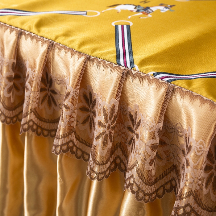 91家纺网 家纺一手货源 找家纺 迷仙巢2021新款冰丝凉席（床裙款） 策马奔腾