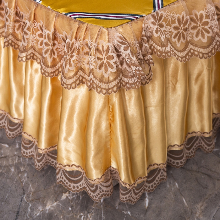 91家纺网 家纺一手货源 找家纺 迷仙巢2021新款冰丝凉席（床裙款） 策马奔腾