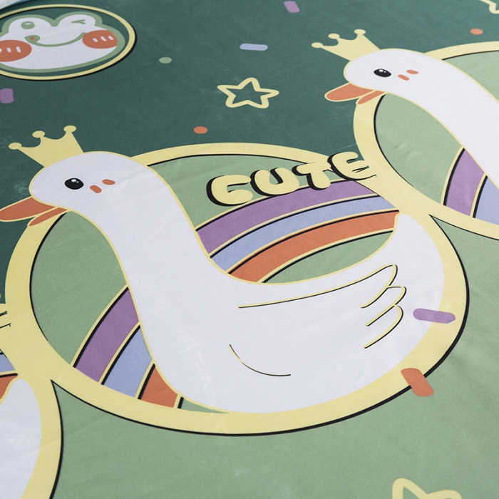 91家纺网 家纺一手货源 找家纺 迷仙巢2021新款冰丝凉席（床裙款） 动物乐园