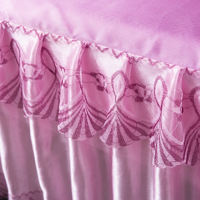 91家纺网 家纺一手货源 找家纺 迷仙巢2021新款冰丝凉席（床裙款） 繁花似锦