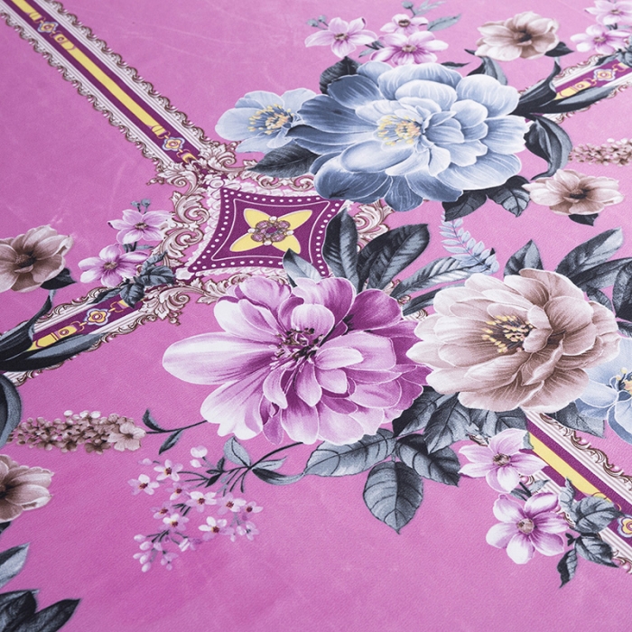 91家纺网 家纺一手货源 找家纺 迷仙巢2021新款冰丝凉席（床裙款） 繁花似锦