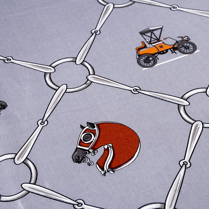 91家纺网 家纺一手货源 找家纺 迷仙巢2021新款冰丝凉席（床裙款） 天马行空