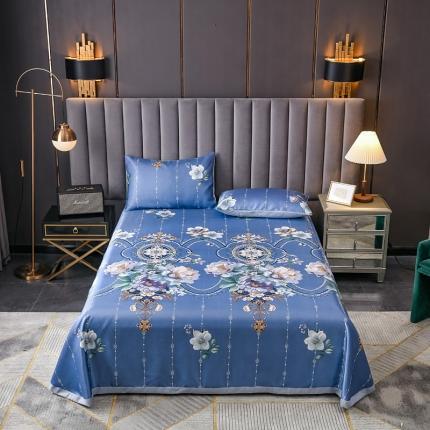 91家纺网 家纺一手货源 找家纺 （总）迷仙巢2021新款印花冰丝凉席（床单款）