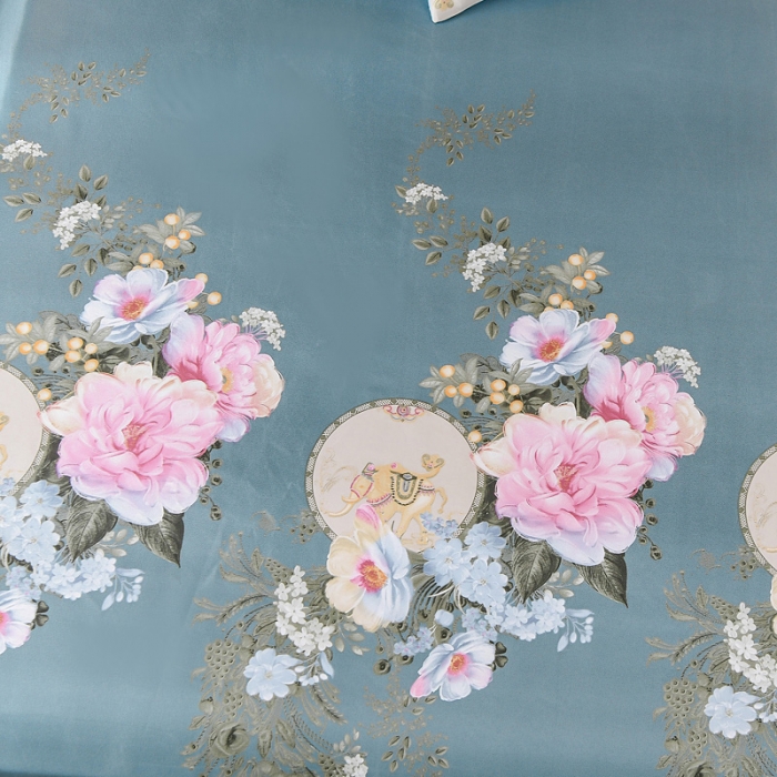 91家纺网 家纺一手货源 找家纺 （总）迷仙巢2021新款印花冰丝凉席（床单款）