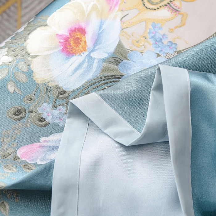 91家纺网 家纺一手货源 找家纺 迷仙巢2021新款印花冰丝凉席（床单款） 爱的花海