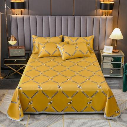 迷仙巢2021新款印花冰丝凉席（床单款） 策马奔腾