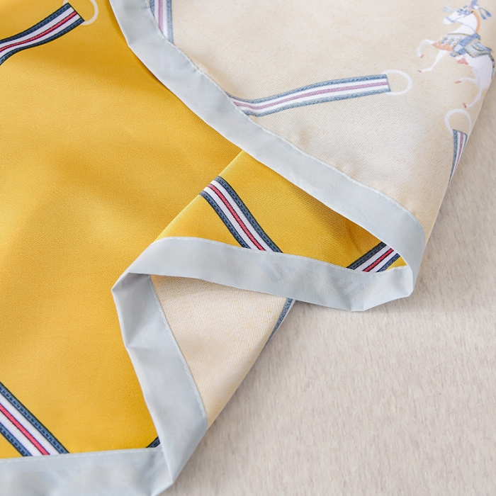 91家纺网 家纺一手货源 找家纺 迷仙巢2021新款印花冰丝凉席（床单款） 策马奔腾