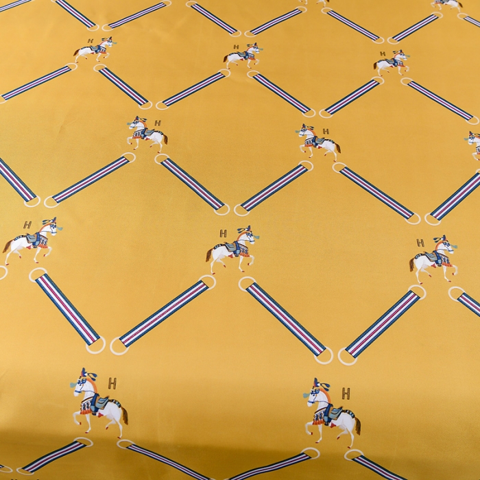 91家纺网 家纺一手货源 找家纺 迷仙巢2021新款印花冰丝凉席（床单款） 策马奔腾