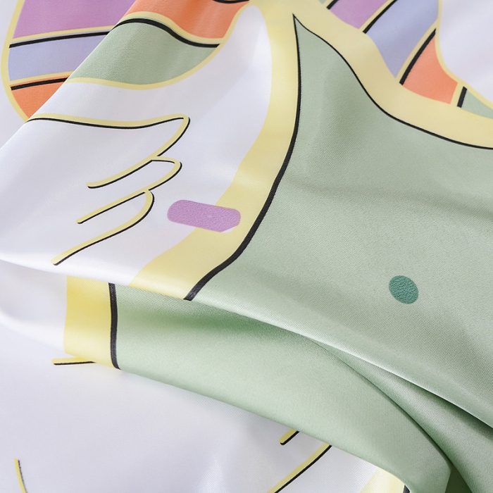 91家纺网 家纺一手货源 找家纺 迷仙巢2021新款印花冰丝凉席（床单款） 动物乐园